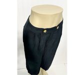 Who What Wear Wide Leg Crop Flowy Pants High Rise Casual Black Women’s Size 4 Photo 3