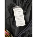 Weissman Black Velvet Sequin Bomber Jacket Rainbow Sparkle Dance Costume Top Photo 2