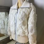 wilson's leather  Maxima white Rabbit Fur Jacket Photo 10