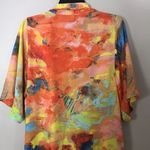 Gianni Bini colorful fringe tassel open cardigan size medium girly beachy cute Photo 9