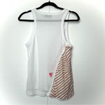 Adidas  Stella McCartney Essentials Graphic Tank Stripe Contrast White Photo 4