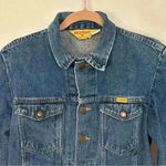 Rustler Vintage‎  Jacket Medium Wash Boxy Crop Denim Trucker Jean Womens Medium Photo 1