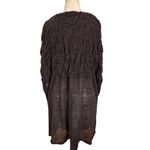 CAbi Cab Waverly Poncho Charcoal Dark Gray Lightweight Wool Blend Size Small Photo 3
