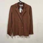 RD Style NWT  Sweater Knit Blazer anthropologie size small brown Photo 2