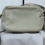 Gucci Pebbled Calfskin Small Soho Disco Bag Off White Authentic With Tassle Photo 3