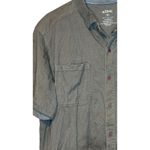 Kuhl Women's Top Wildfibre Herringbone 100% Organic Cotton Tan Medium Photo 2