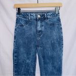 American Eagle  AE Dark Acid Wash Sky High Jegging Jean size 0 Photo 2