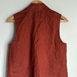 Madewell NEW Larsen Linen Vest XS Photo 6