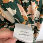 Gal Meets Glam  Womens Tiered Midi Dress Tegan Floral Ruched Puff Sleeve Green 4P Photo 15