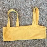 Yellow Bathing Suit Top Size M Photo 0