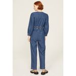 Madewell NEW $128 MSRP Straight Leg Denim Jumpsuit Utility Artsy Coveralls Sz 2 Photo 2