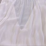 Wilfred Aritzia  Silk Georgette Plunge Mini Dress XXS - Cream Photo 3