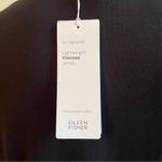 Eileen Fisher NWT  Black Ballet Tunic Long Sleeve Top Viscose Small Petite $178 Photo 6