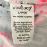 West Loop 2x$18  Size Large Multi Floral Print Tunic With Side Slits. New Photo 4