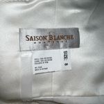 Elegant Saison Blanche Embroidered Organza Wedding Gown! White Size 8 Photo 9