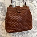 Patricia Nash  brown leather Woven Hobo Bag “Discover Collection” Photo 1