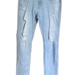 Hollister Womens Sz 33 Mid Rise Extreme Stretch Skinny Leg Ripped Denim Jeans Photo 0