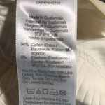 Madewell Crewneck Thong Bodysuit in Sleekhold Ribbed Back Cutout Cream XS NWT Photo 5