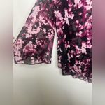 Jennifer Lopez Pink and Black Patterned Blouse size medium Photo 2