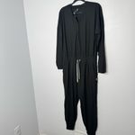 Vuori  Lux Henley Jumpsuit in black heather Size Small Photo 2