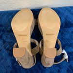 Glaze Z01-- faux suede nuede open toe heels size 9 Photo 4