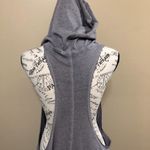 Aeropostale NWOT  Gray Sleeveless Hooded Cardigan L Photo 4