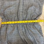 Lucca Couture LUCCA Gray Plaid Women's Jumpsuit Long Sleeve Size Medium. D26 Photo 6