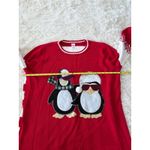 Holiday Time Holiday Penguin Christmas Sweater Womens 2X Ugly Festive‎  Photo 3