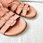 Anthropologie SA by  Fisheman‎ Sandals Buckle Straps Pink Shoes Size US 7 Womens Photo 6