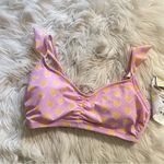 Stoney Clover Lane Lilac Heart Flutter Ruffle strap bikini swim top D/DD D DD Photo 1