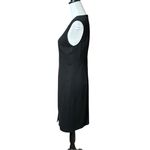 Carmen Marc Valvo  Elegant Black Sleeveless Dress with Front Cutout Sz 6 Photo 5