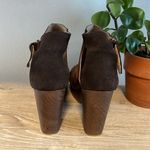 Free People Amber Orchard Wooden Wedge & Leather Platform Clogs, US 10.5/ EU 41 Photo 7