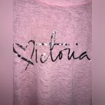 Victoria's Secret  Baby Pink Boat Neck Light Weight Sweater NWOT Size Medium Short Photo 4