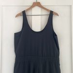 Athleta Unbound Jumpsuit Athletic Romper Yoga Sporty Travel in Black Size L Photo 10