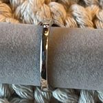 Large Chrome Diopside ring in silver with rhodium overlay. Marked 925. Size 9.5 Green Photo 2