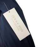 Jenny Yoo  NWT Faye Wrap Maxi Dress Navy Chiffon Flutter Sleeve Size 0 Formal Photo 11