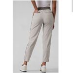 Athleta Brooklyn Textured Ankle Pant City Stripe Black/Sea Grey Size 14P Photo 2