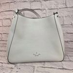 Kate Spade Leila Triple Medium Compartment Leather Shoulder Purse Lime Sherbert Photo 3