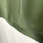 Ann Taylor  Short Flutter Sleeves Pleated Silk Blouse Green Small Workwear Office Photo 5