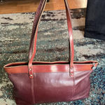 wilson's leather Wilson Leather Pelle Studio large red leather shoulder tote bag Photo 0