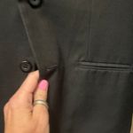 Black Pinstripe Blazer Photo 5