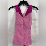 Lululemon  Athletica Pink Cross-Back Tank Top Photo 2