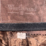 Westbound Women's Brown Faux Suede Patchwork Jacket 2X Photo 1