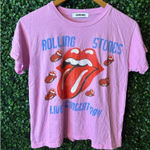Daydreamer  Pink Rolling Stones Short Sleeve Tee sz XS Photo 0