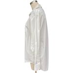 Nancy Ellis Western Shirt Medium White Rhinestone Lion Embroidery Bling EUC Photo 2