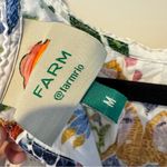 Farm Rio Summer Garden Blouse White & Multi-Colored Floral | M Photo 7