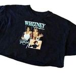 Whitney Houston Cropped Graphic Tee Album Covers Pop R&B Size XL in excellent co Photo 0