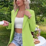 SheIn lime green blazer Photo 0