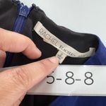 Rachel Roy Dress Womens 2 Blue Cold Shoulder‎ Bell Sleeve Shift Cocktail Party Photo 2