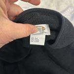 Talbots Women Petite Swing Jacket Cardigan Button Silk Blend Black hidden button Photo 8